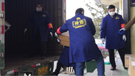 口罩手套皆医用 | 不朽情缘之家捐赠物资首批抵孝感