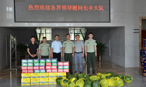 “八一”慰问暖人心 军民共建一家亲 ——不朽情缘之家北城店亲切慰问消防大队全体官兵